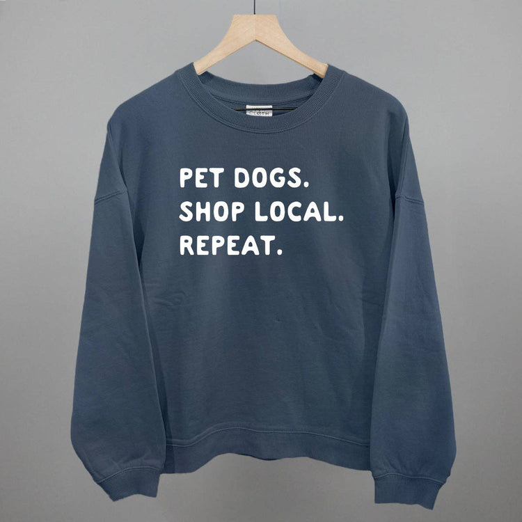 Ivy + Cloth Pet Dogs, Shop Local, Repeat T-Shirt