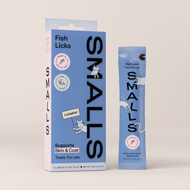 Smalls Fish Licks Tuna Cat Treats – 8 Count