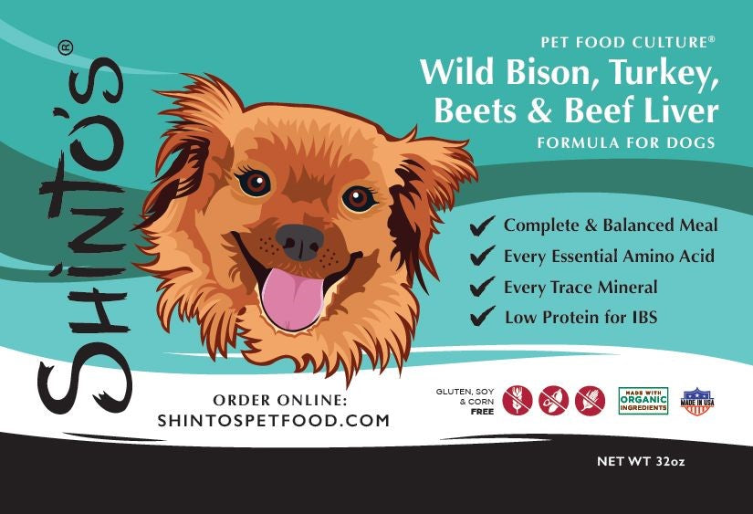 Shinto’s Wild Bison, Turkey, Beets & Beef Liver Formula – #4 Detoxing Formula