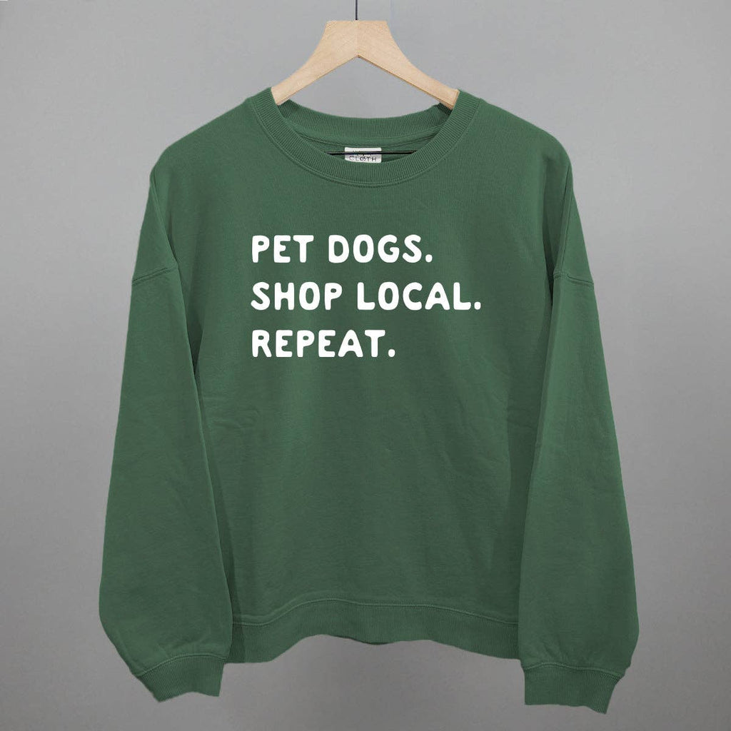 Ivy + Cloth Pet Dogs, Shop Local, Repeat T-Shirt