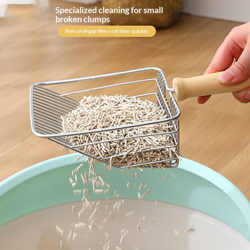 Pet Food Culture Stainless Steel Cat Litter Scoop