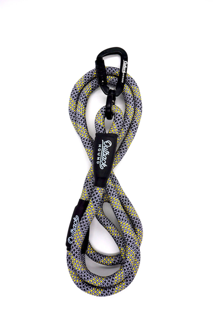 Outback Hound Swivel All-Terrain Dog Leash - Silver