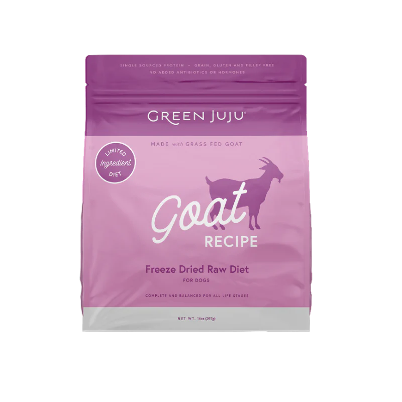 Green Juju - Freeze Dried Dog Food - Goat Recipe 14 oz.
