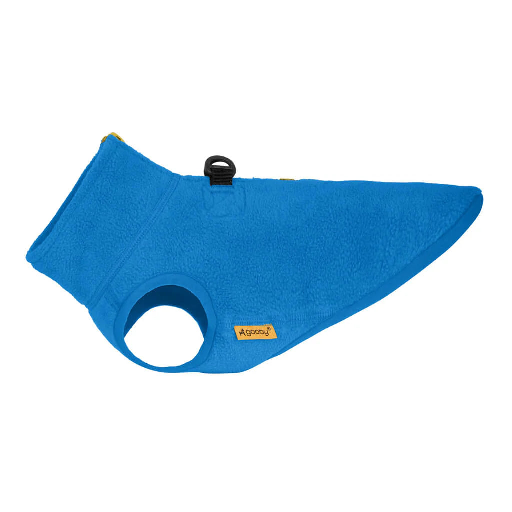 Gooby Half Zip Dog Fleece Vest