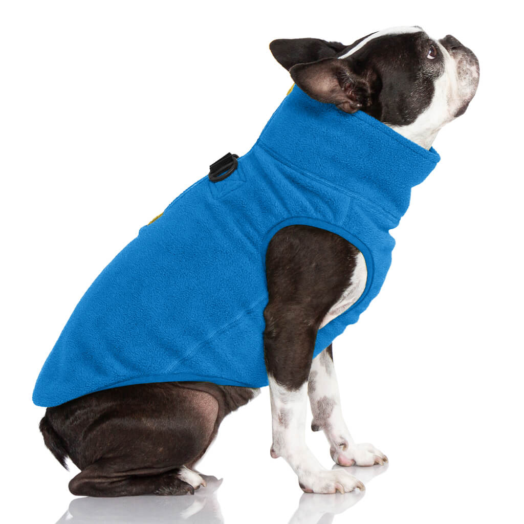 Gooby Half Zip Up Fleece - Blue
