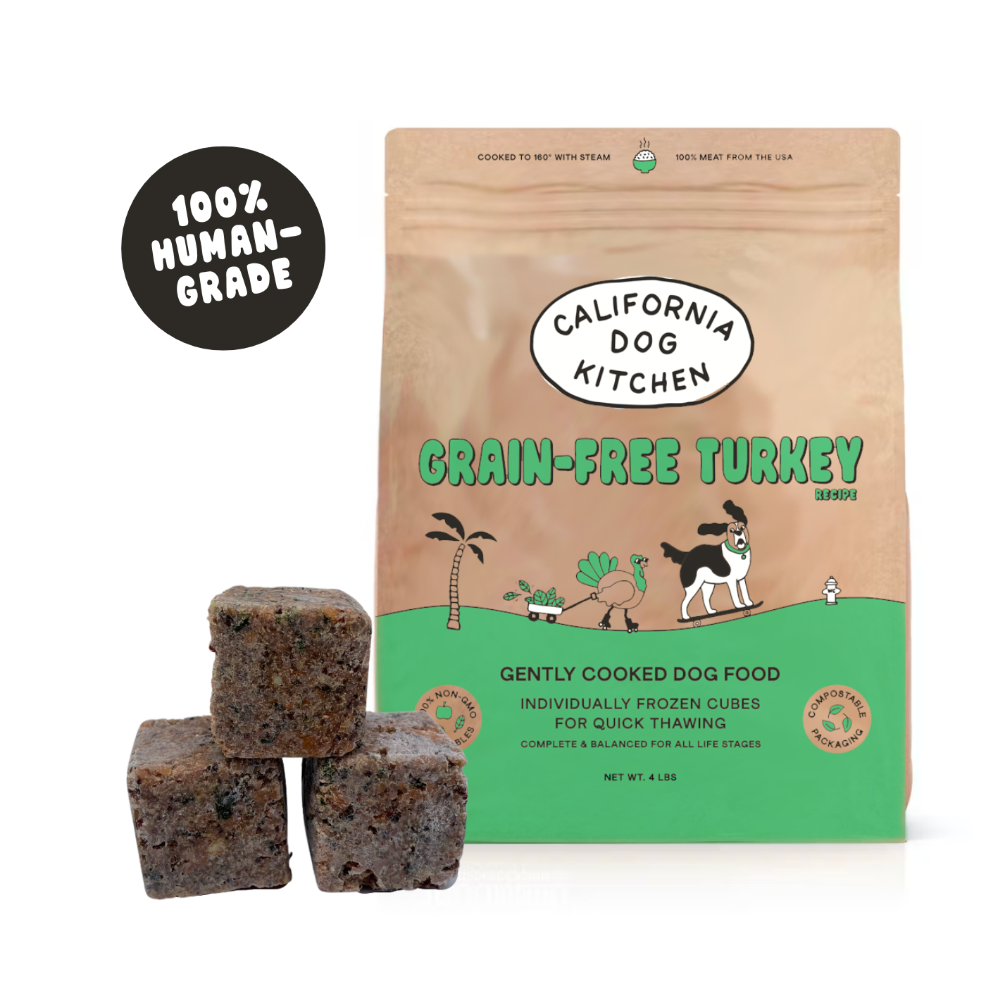 Organic Beef & Quinoa Recipe - California Dog Kitchen