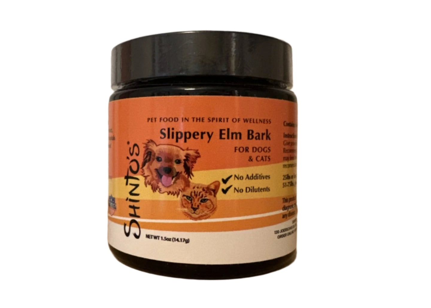 Natural Digestive Support for Pets | Slippery Elm Bark for Dogs & Cats