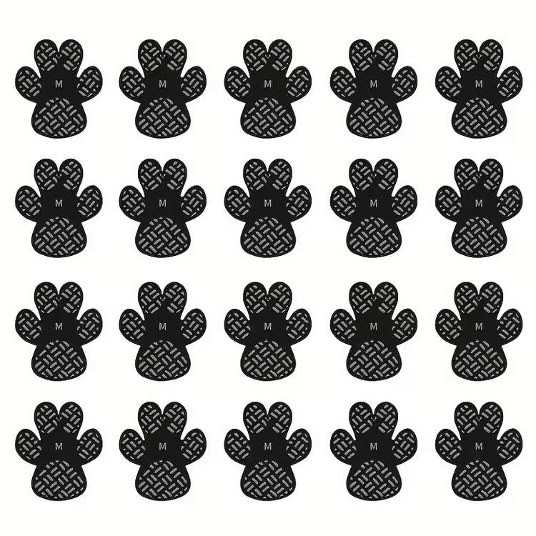 Piece Anti-Slip Dog Paw Grip Pads –  Black