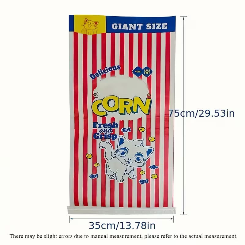 Popcorn Crinkle Play Bag for Cats & Dogs