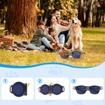 Collapsible Double Travel Dog Bowl – 350 ml Each
