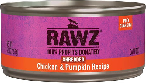 RAWZ Shredded Chicken & Pumpkin Wet Cat Food