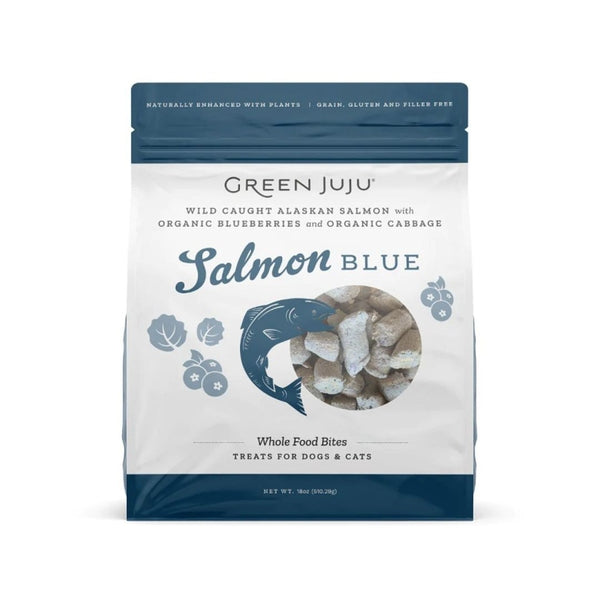 Green Juju Freeze-Dried Whole Food Bites – Salmon Blue (For Dogs & Cats)