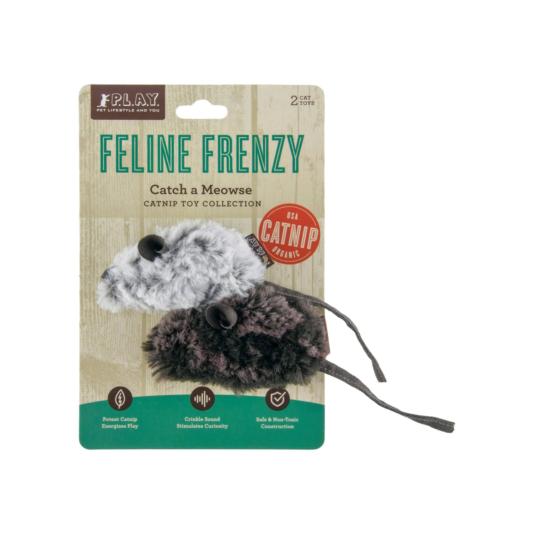 Feline Frenzy P.L.A.Y. Cat toy - Catch a Meowse Catnip Collection