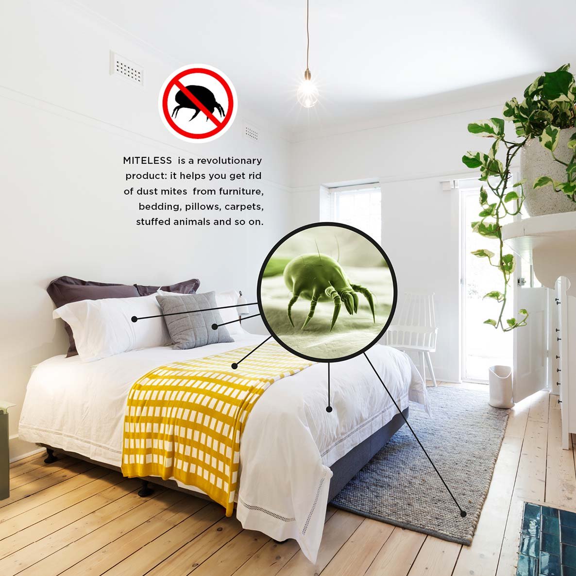 Miteless GO – Ultrasonic Protection from Dust Mites