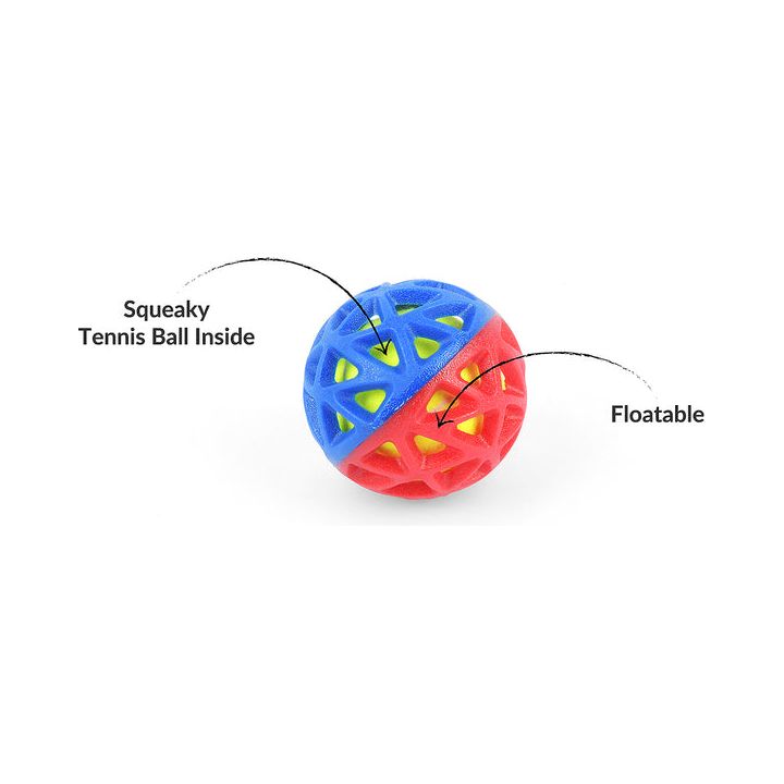 P.L.A.Y. Go-Go Astro Ball – Floating Squeaky Dog Toy