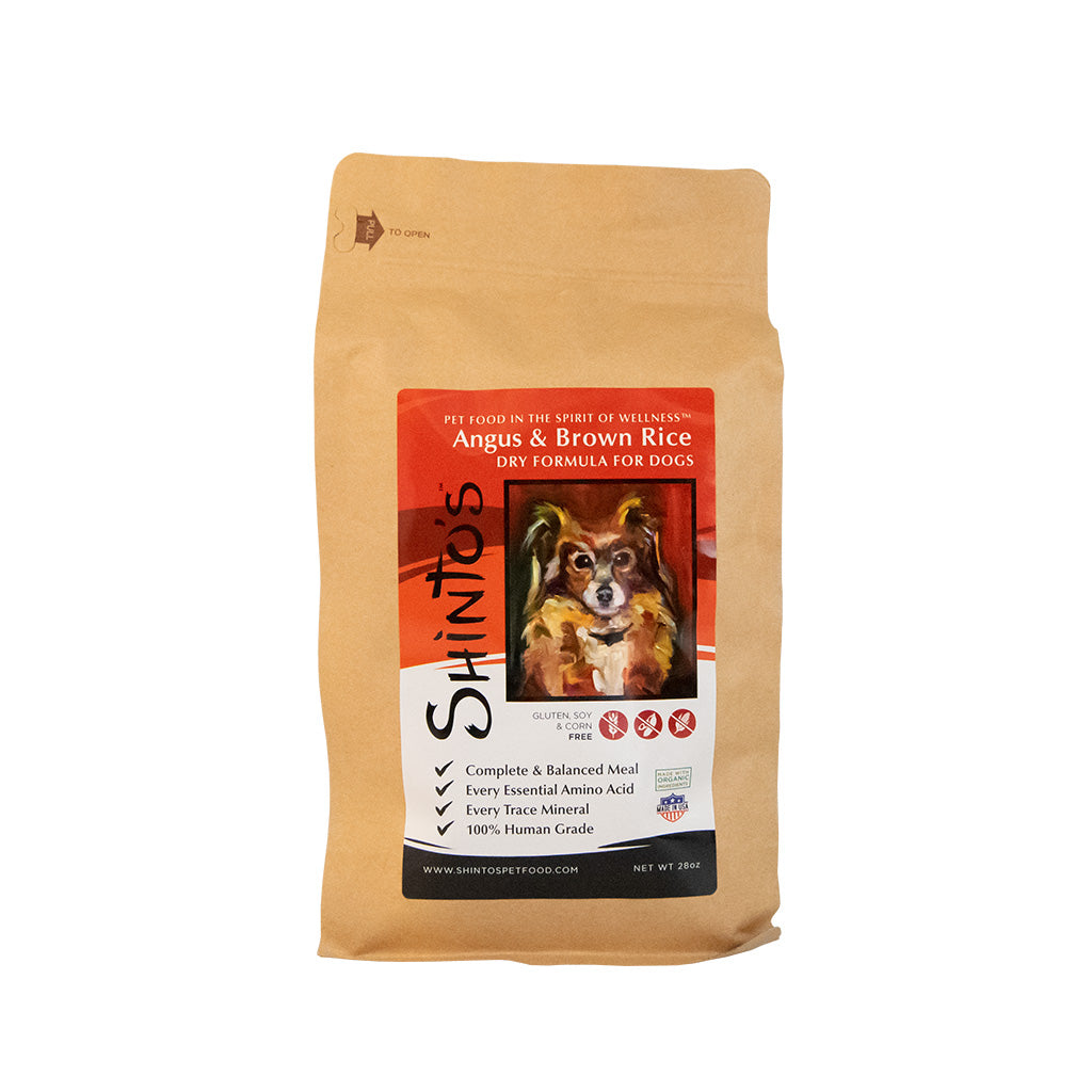 Shinto Dog Dry Food - Angus & Brown Rice Recipe