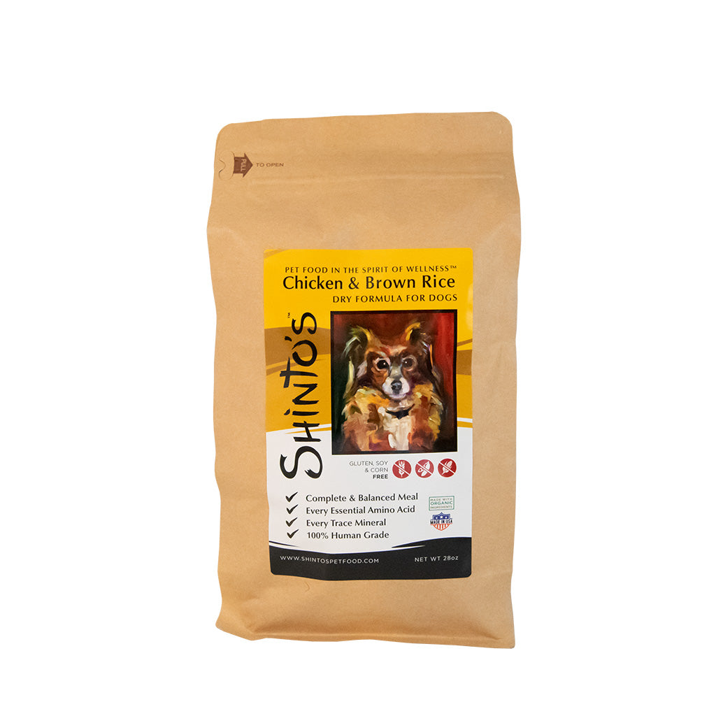 Shinto’s Chicken & Brown Rice Dry Dog Food – Premium, Gluten-Free Formula