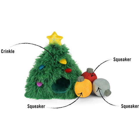 P.L.A.Y. Doglas Fur Christmas Tree Puzzle Dog Toy