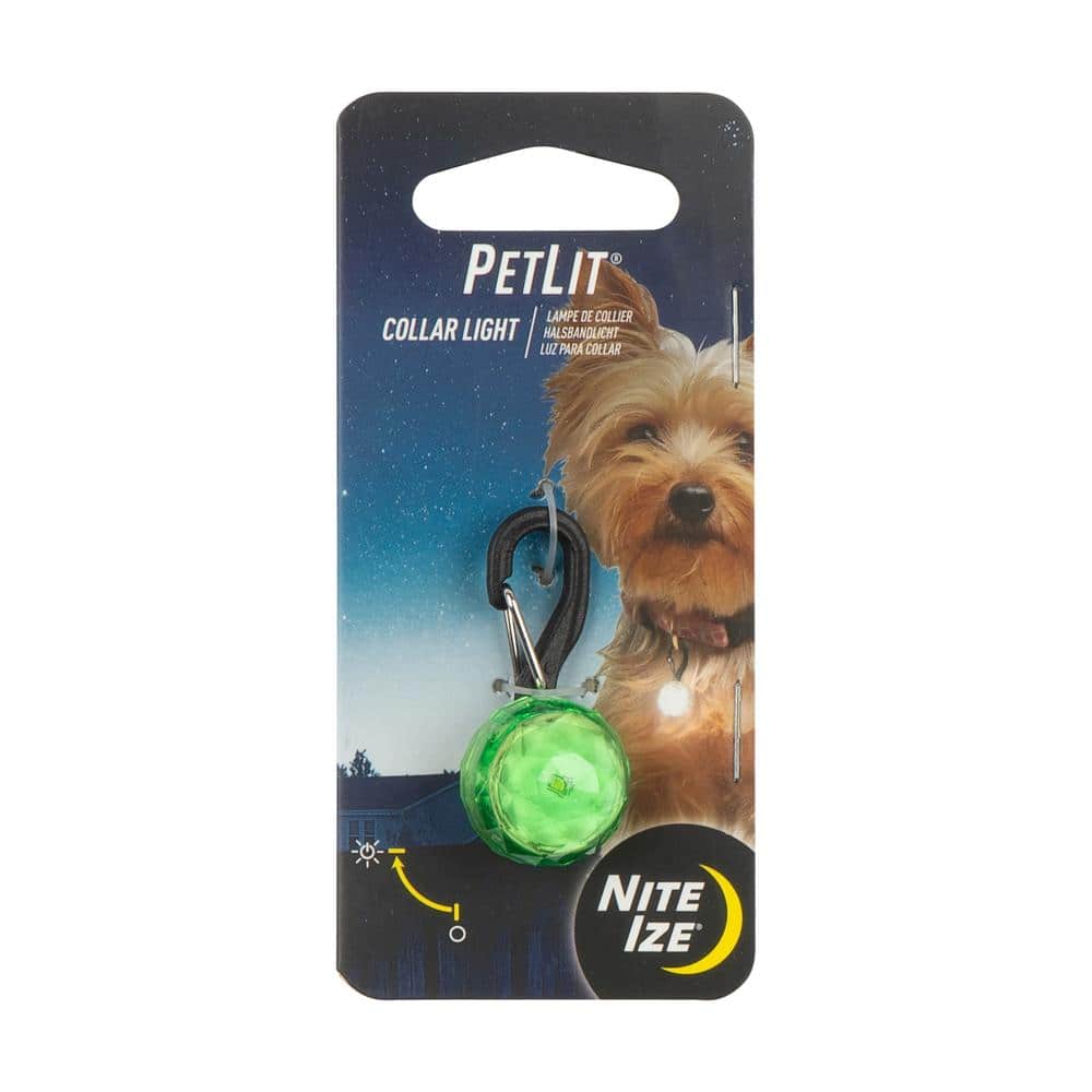 Nite Ize PetLit LED Collar Light – Safety Night Light for Pets