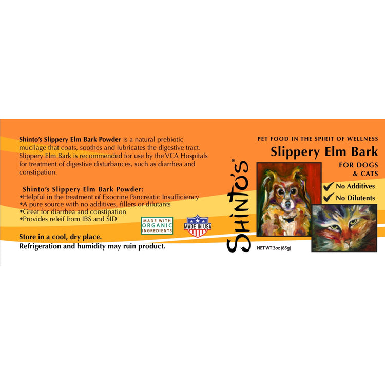 Shinto’s Slippery Elm Bark for Dogs & Cats
