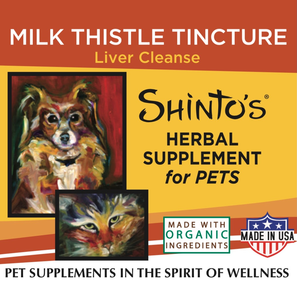 Shinto’s Milk Thistle Tincture for Dogs & Cats – 1 oz