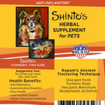 Shinto’s Turmeric Tincture for Dogs & Cats – 1 oz