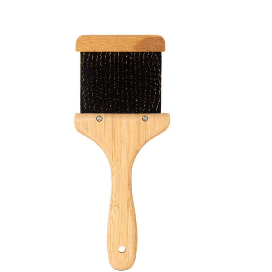 Bamboo Flexible Slicker Pet Brush – Eco-Friendly Grooming for Dogs & Cats