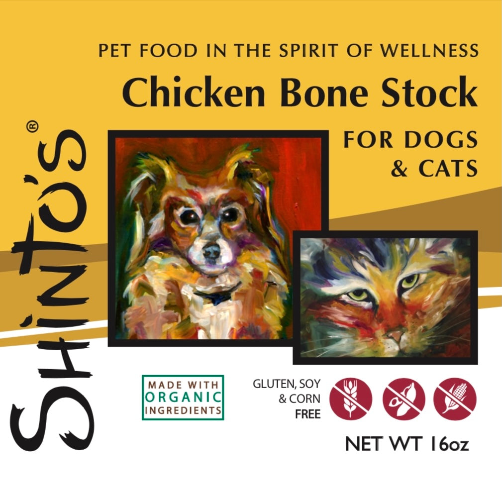 Chicken Bone Marrow Stock - Nutrient-Rich Broth for Dogs & Cats