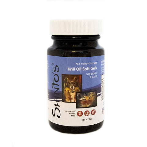 Shinto’s Krill Oil Soft Gels for dogs and cats